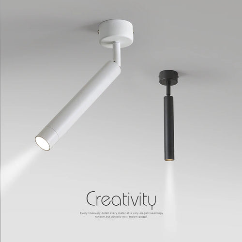Round square LED surface mounted spotlight with adjustable angle