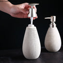 ceramic bottle for lotion, shower gel and soap