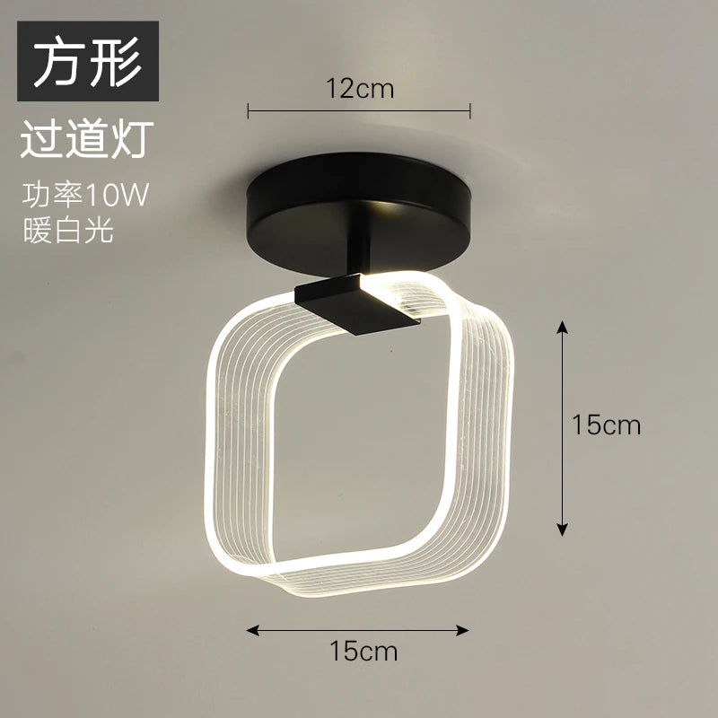 creative ceiling light with post-modern design for decorative lighting - vue 12 sur 14