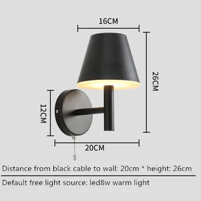 Modern nordic style indoor wall light - vue 9 sur 9