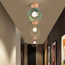 Modern nordic simple LED ceiling light in iron triangle