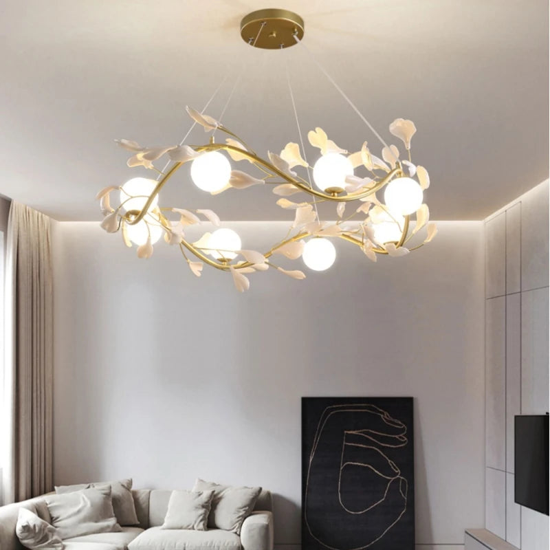 Nordic designer chandelier for elegant and romantic interior decor