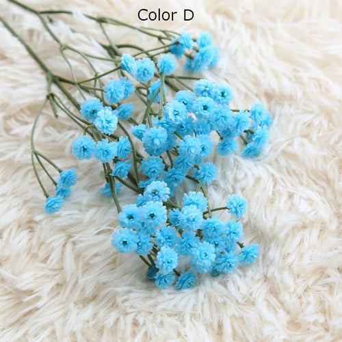 90 artificial flower heads for decorations and crafts - vue 6 sur 12