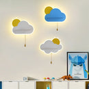 Creative LED wall light in cloud shape for children