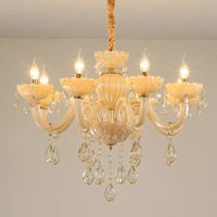 Creative European crystal chandelier for a luxurious atmosphere