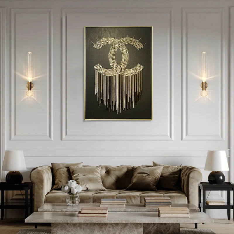 Modern crystal and glass nordic designer wall light - vue 5 sur 7