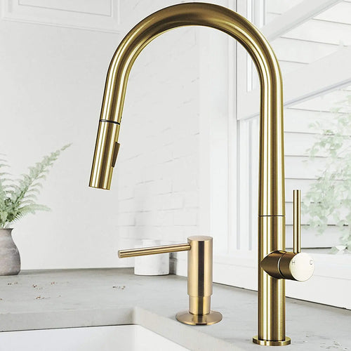 brass soap dispenser extension tube kit - vue 3 sur 6