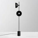 Wooden LED floor lamp European loft style