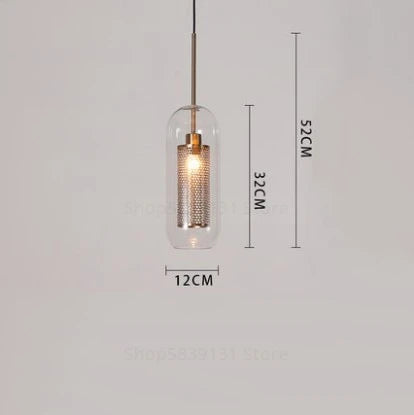 Modern nordic designer pendant light for interior decoration - vue 10 sur 13