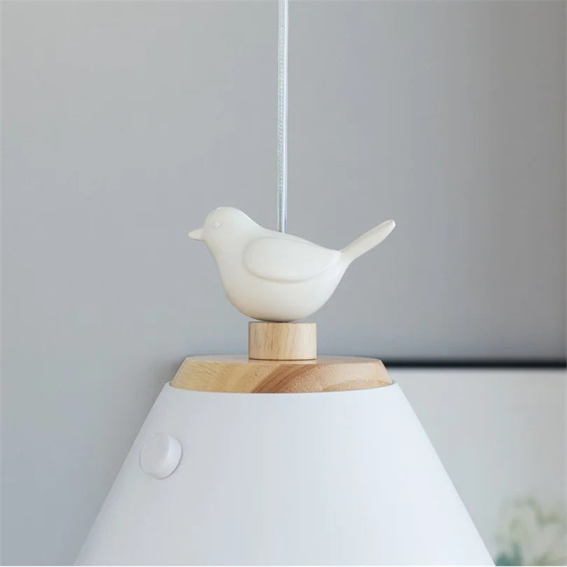 Nordic bird design pendant light for staircase