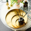 Stainless steel storage tray for desk and cosmetics