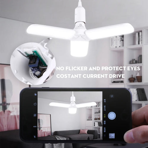 Foldable led bulb for versatile indoor lighting - vue 4 sur 9