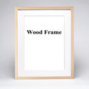 Wooden frame for painting and photo with mount