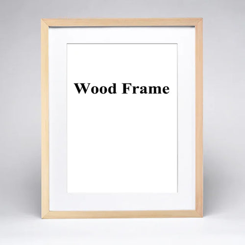 Wooden frame for painting and photo with mount - vue 8 sur 17