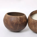 Coconut shell candle holder romantic home decoration