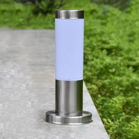 Stainless steel LED floor lamp for garden and outdoor spaces