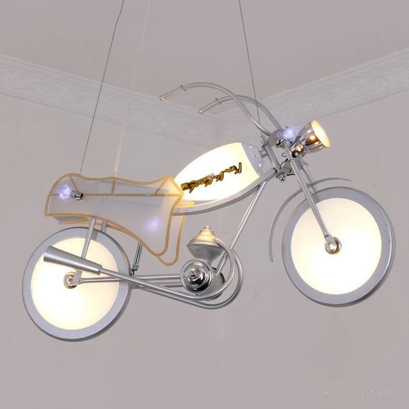 Modern LED pendant light for creative children's decoration - vue 3 sur 6
