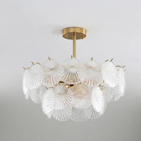 Luxury nordic design crystal pendant light for ambient lighting