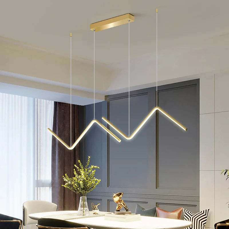 Nordic LED pendant lamp for home decoration indoor lighting - vue 5 sur 8