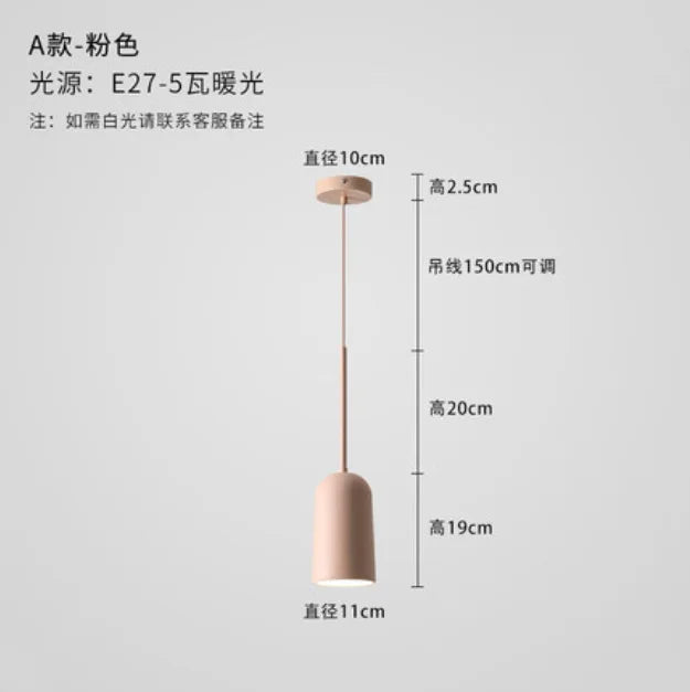 Nordic decorative pendant light for creative indoor lighting - vue 13 sur 14