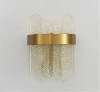 Nordic LED wall light with creative modern glass design