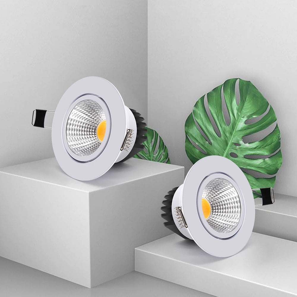 Super bright recessed LED dimmable downlight COB - vue 6 sur 6