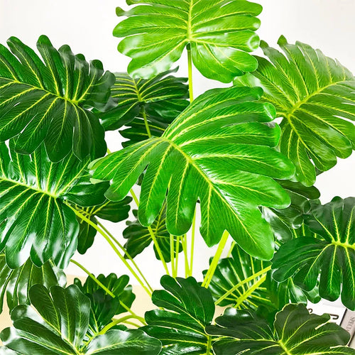 Artificial tropical monstera plant for indoor and outdoor decoration - vue 5 sur 8
