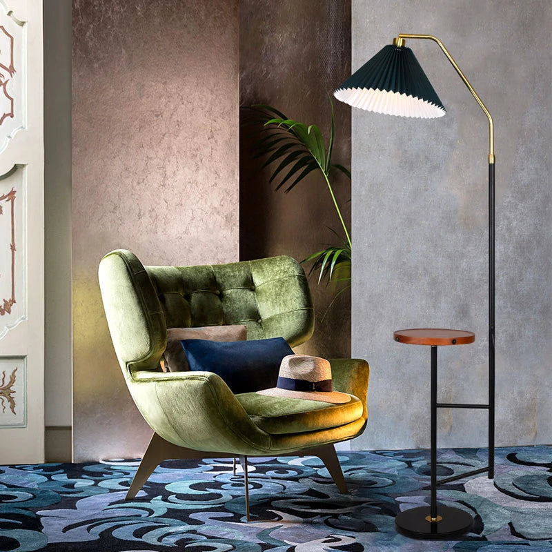 Contemporary luxury iron floor lamp for tea table nordic style - vue 4 sur 8
