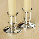 Set of 2 traditional candle holders for weddings and dinners
