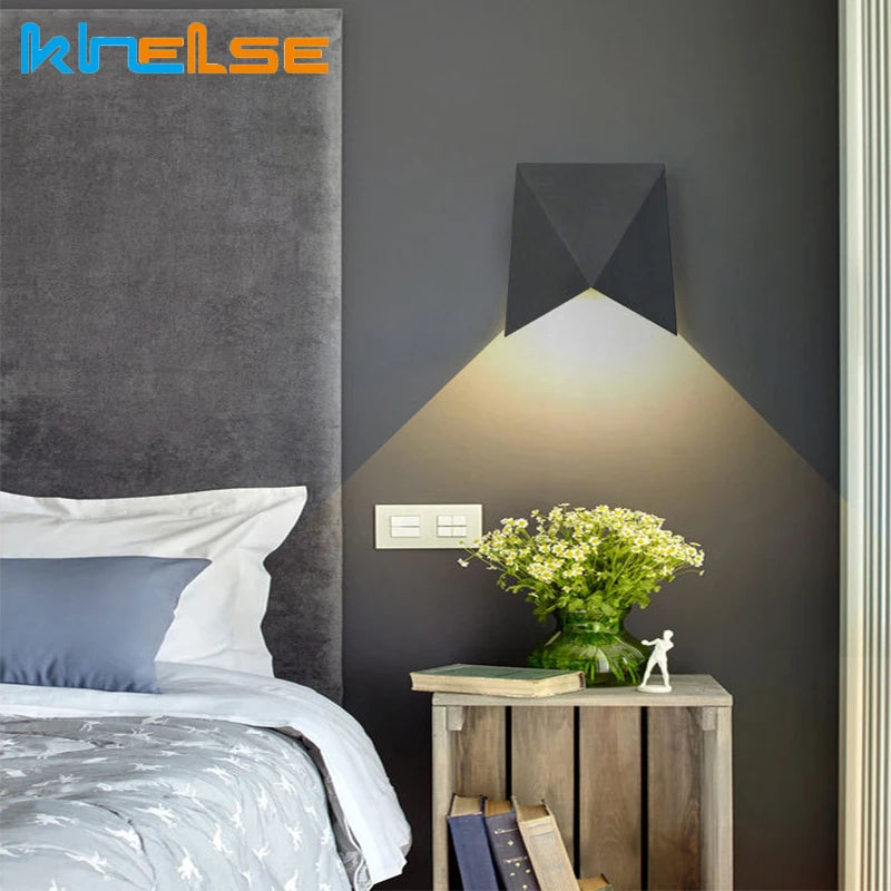 Minimalist creative modern LED wall light - vue 4 sur 9