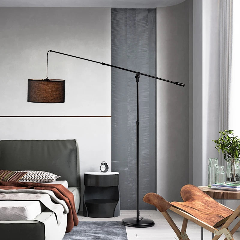 Modern Nordic creative fabric floor lamp for interior decoration