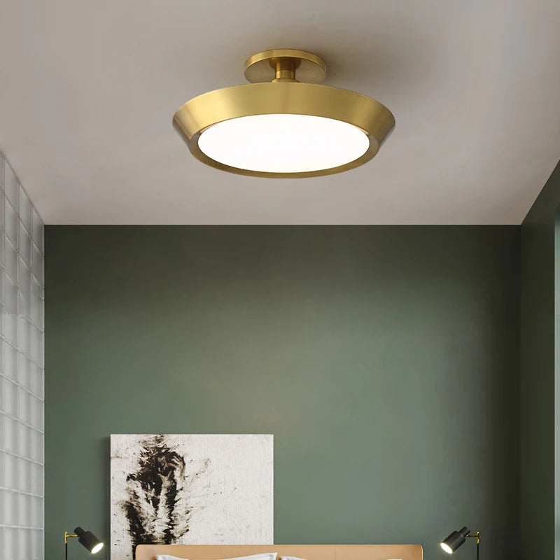 Modern dimmable LED ceiling light pendant - vue 5 sur 10