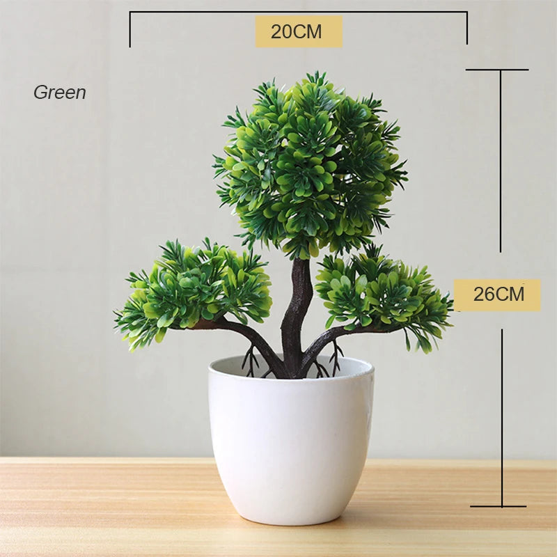 Artificial potted plant for office and garden decoration - vue 7 sur 45