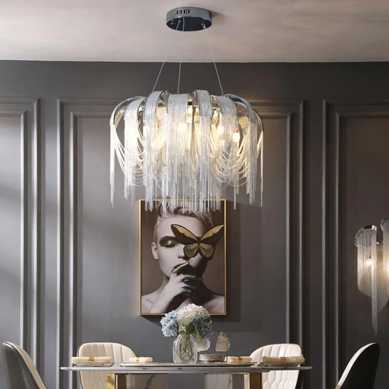 Modern lightweight creative chandelier for contemporary spaces
