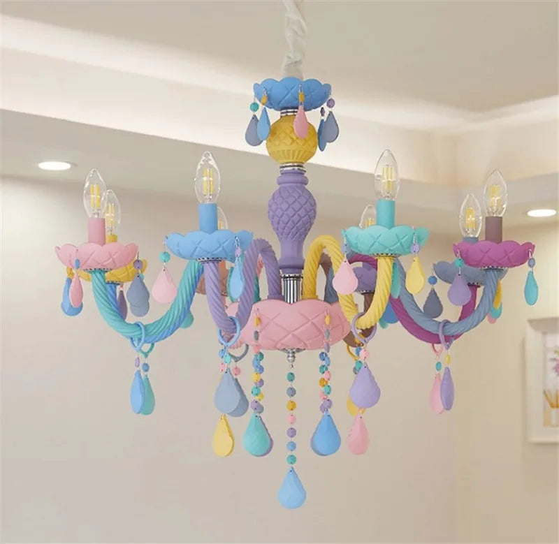 Crystal pendant chandelier for modern and festive decoration