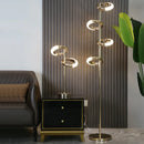 modern acrylic iron led floor lamp for interior decoration