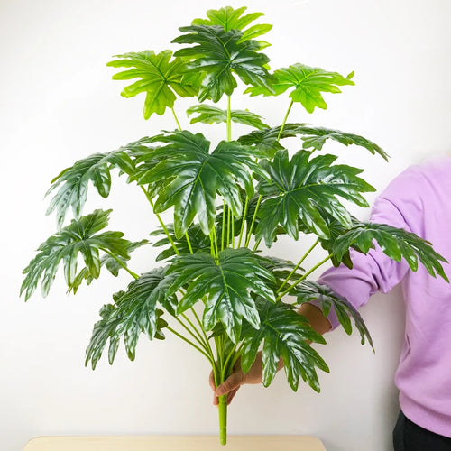 Artificial tropical monstera plants decorative foliage for indoor and outdoor use - vue 15 sur 21