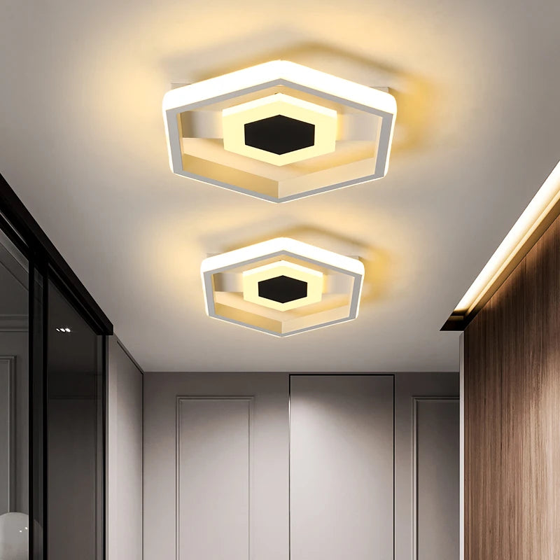 Slim acrylic LED chandelier for home decoration