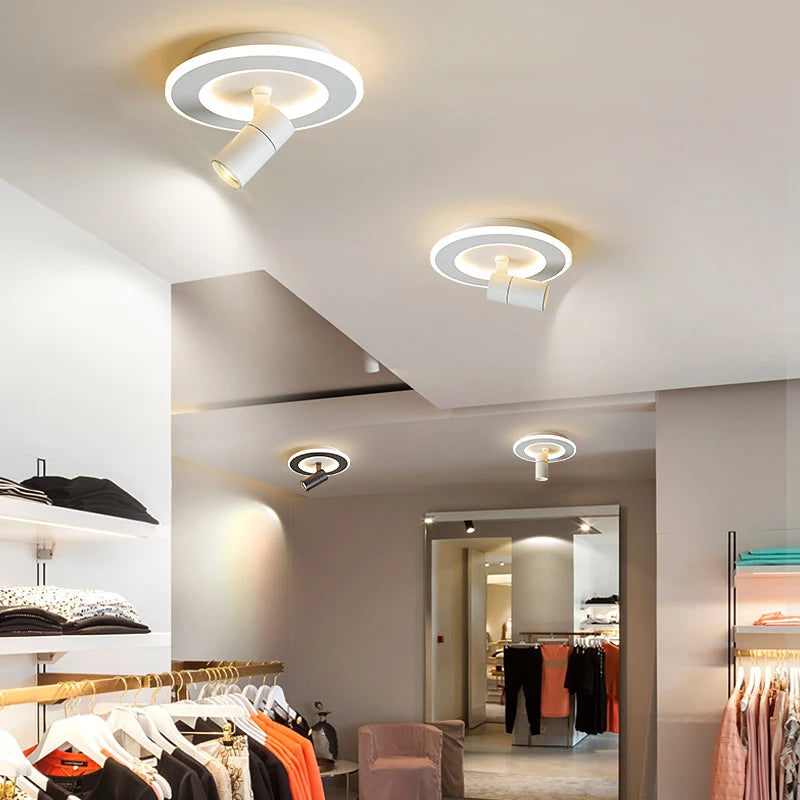 Modern LED ceiling light for stylish and elegant interior decor - vue 4 sur 6