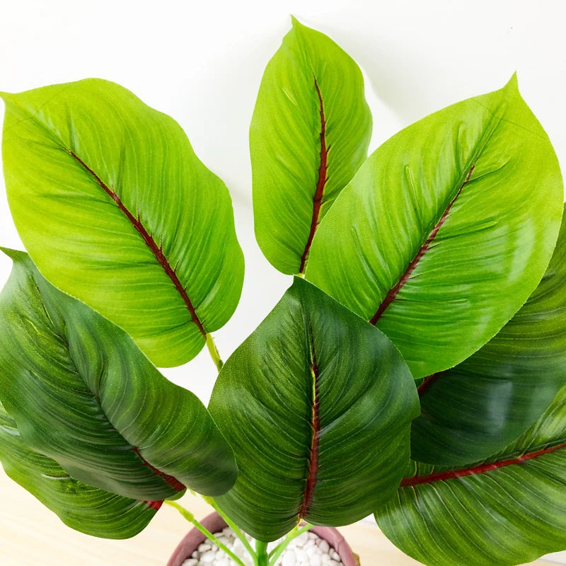 Tropical artificial monstera plants for indoor and outdoor decoration - vue 4 sur 8