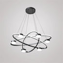 Post-modern LED pendant in Nordic acrylic design