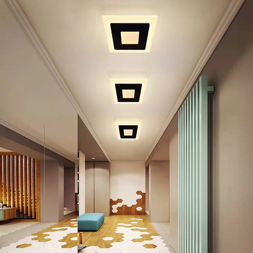 Modern acrylic LED ceiling light for stylish interiors