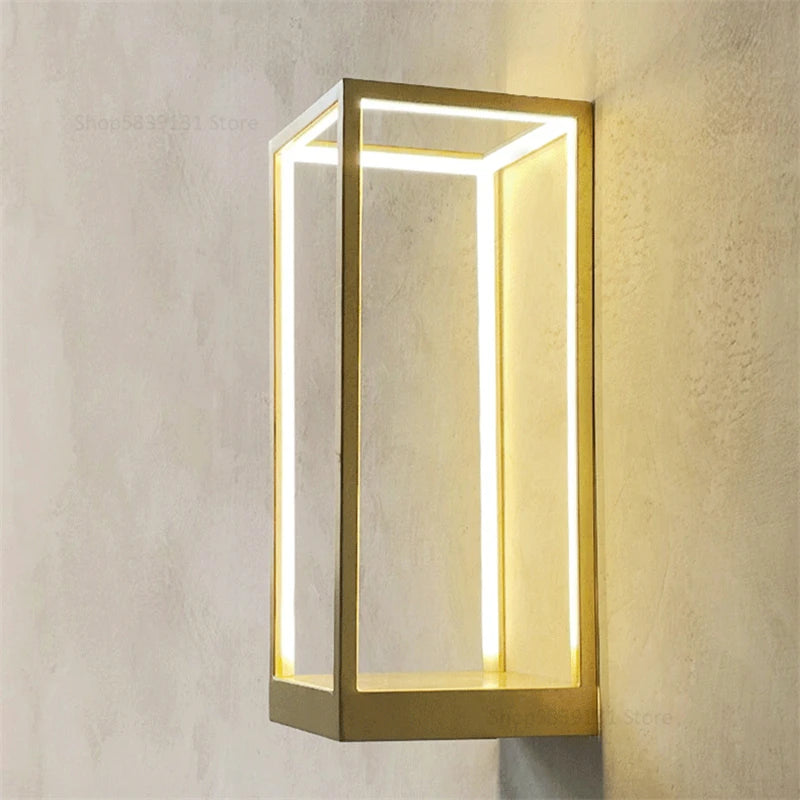 Modern LED wall light cube creative wall decoration - vue 6 sur 7