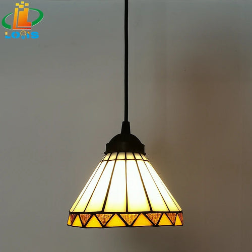 Tiffany style glass chandelier for elegant interior decoration - vue 7 sur 13