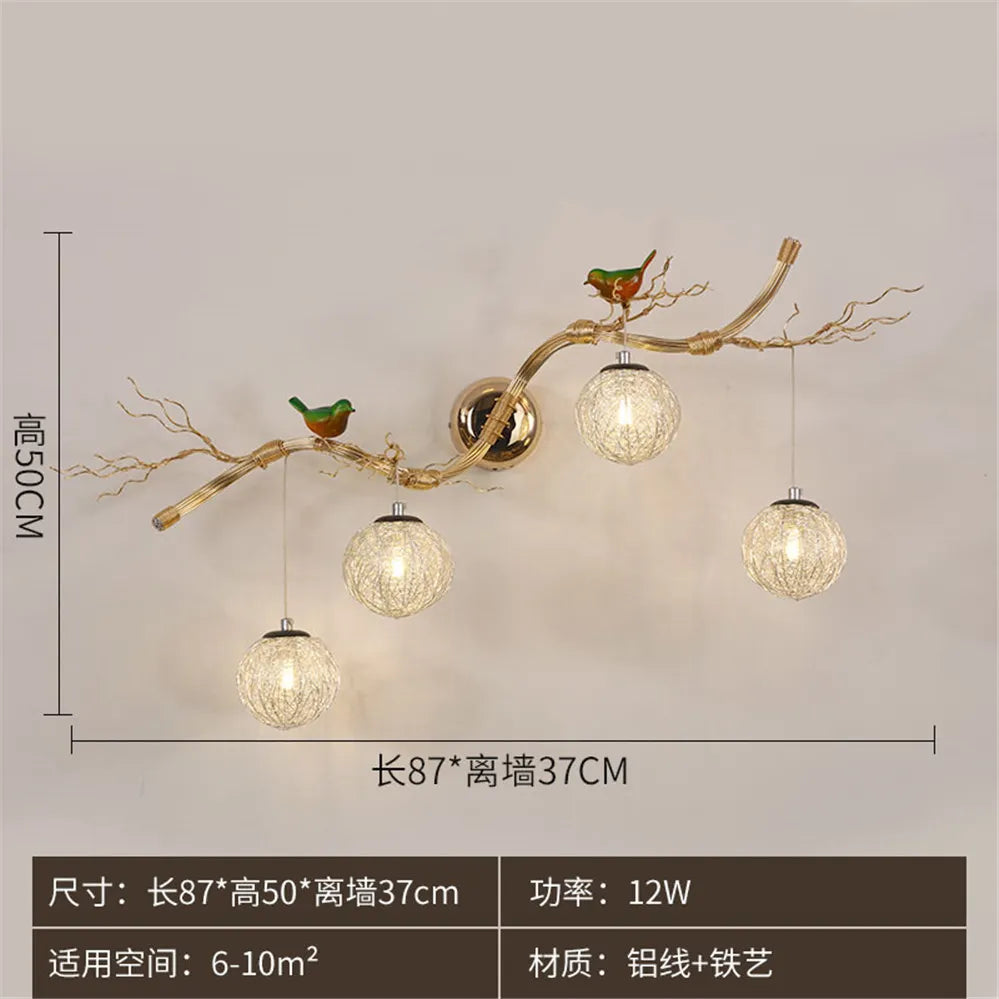 Art deco aluminium wall light for romantic ambience - vue 10 sur 11