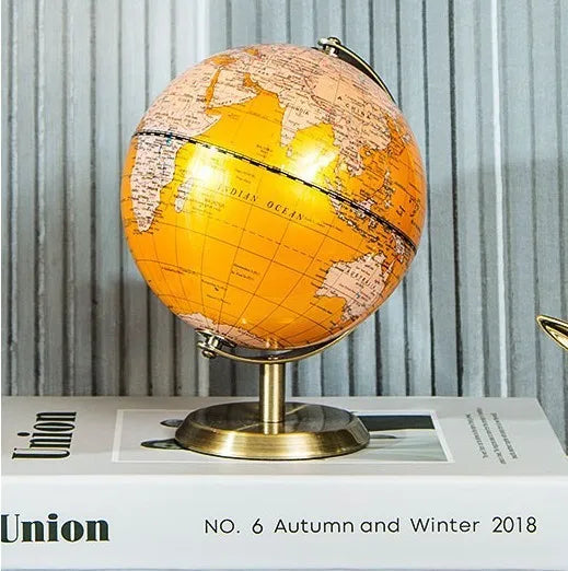 European style creative luxury decorative rotating globe - vue 9 sur 10