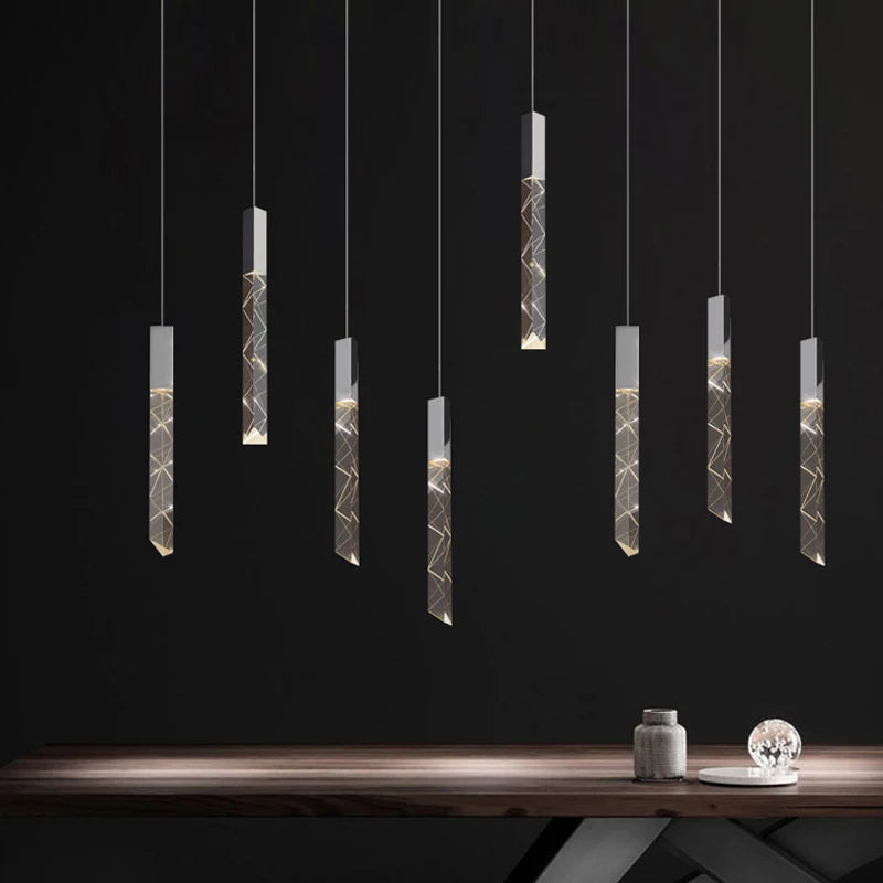 Modern Nordic crystal chandelier for contemporary spaces