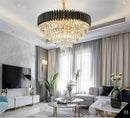 Modern crystal pendant chandelier for elegant interiors