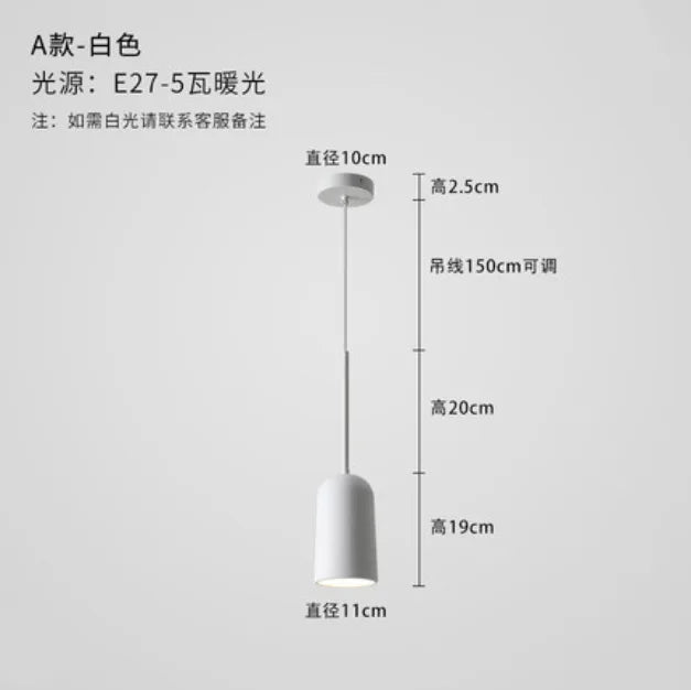 Nordic decorative pendant light for creative indoor lighting - vue 10 sur 14