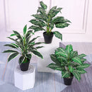 Tropical artificial monstera plant bouquet for interior decoration